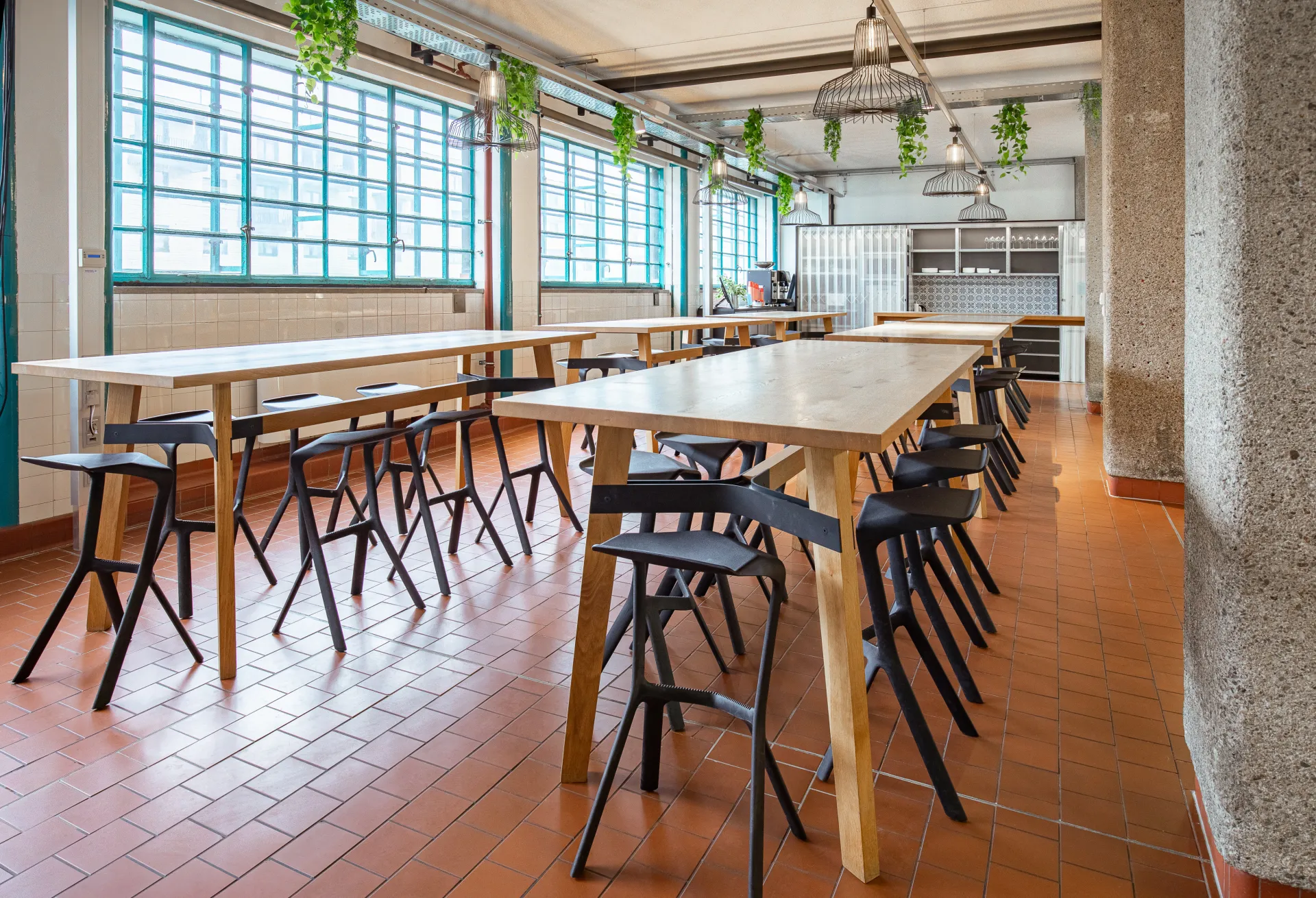 Coworking-Space der factory300 in der Tabakfabrik Linz